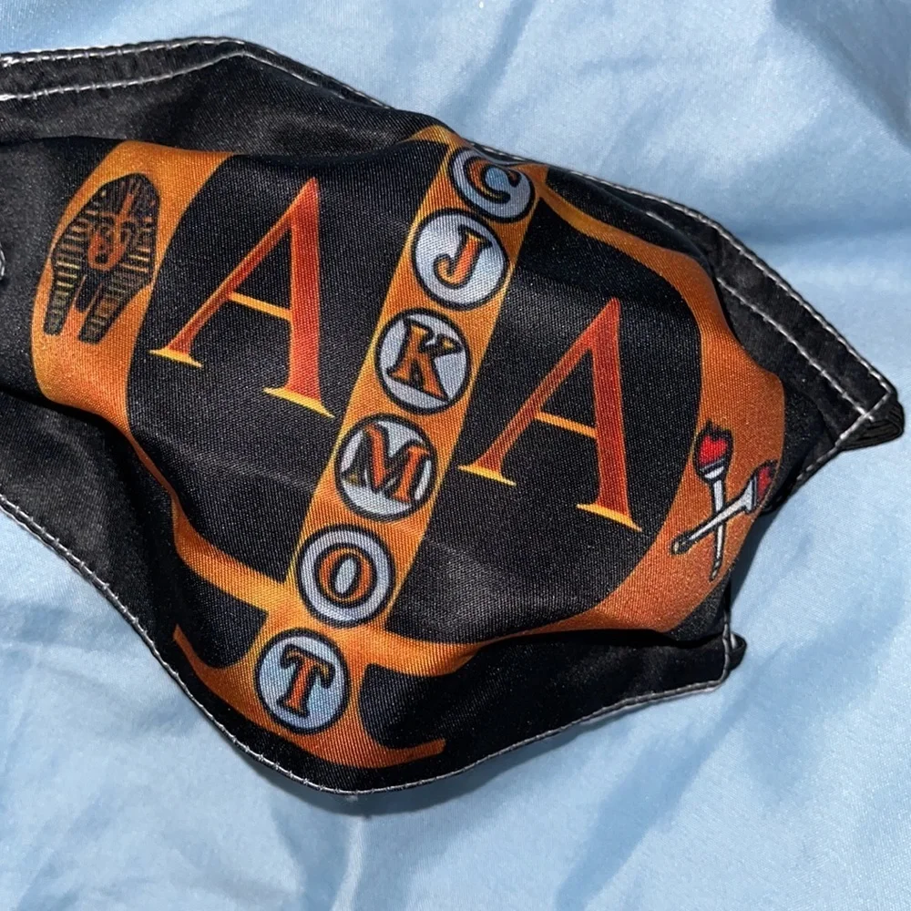 6/$20 NEW Alpha Phi Alpha adjustable face mask